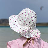 Detské čiapky - Detský klobúk strawberry pink - 14559829_