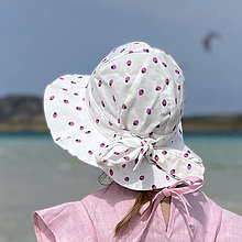 Detské čiapky - Detský klobúk strawberry pink - 14559829_