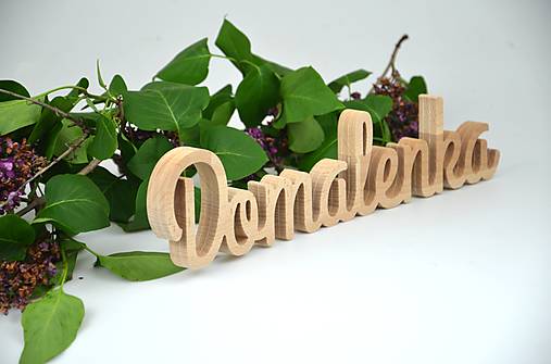 Dekorácie - Drevené logo/nápis podľa želania - 14559241_