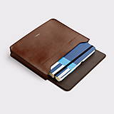 Na notebook - Kožený obal na dokumenty/tablet/notebook - 14559954_