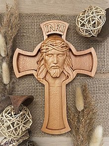 Dekorácie - Kríž Ježiš II. - 14559469_