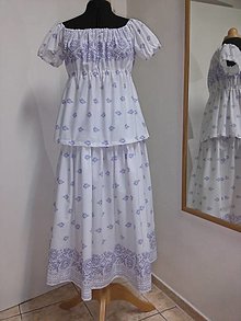 Šaty - Komplet- folk šaty - 14562516_
