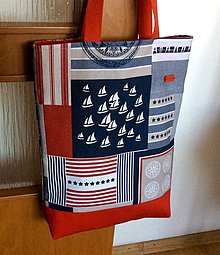 Nákupné tašky - námornícka taška - 14563995_
