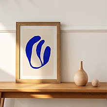 Grafika - Plagát| Matisse| modrá rastlina 03 - 14564568_