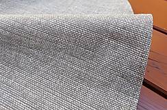 Úžitkový textil - Okrúhly obrus  hnedý melír - 14565306_