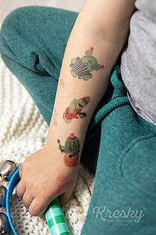 Tetovačky - Dočasné tetovačky - Kaktusová kapela (57) - 14565820_