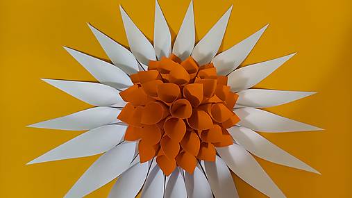 Dekorácie - Margaréta (Oranžová) - 14565558_