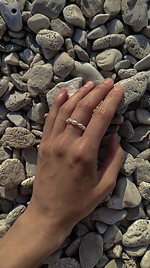 Prstene - Prsteň zo sladkovodných perál - 14566112_