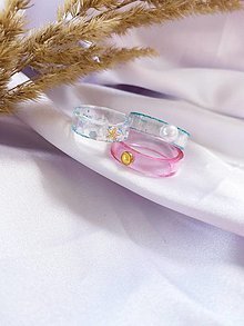 Prstene - Thin resin rings - 14565781_