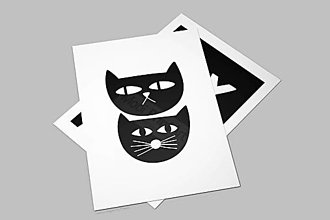 Grafika - Detský plagát| Čierna mačka - 14567729_