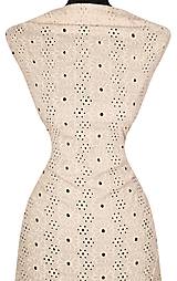 Šaty - Letné madeirové maxi šaty (rôzne farby) (Béžová) - 14568987_