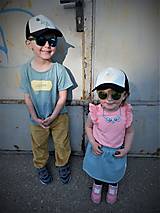Detské čiapky - Detská šiltovka DINO (snapback) - 14569033_