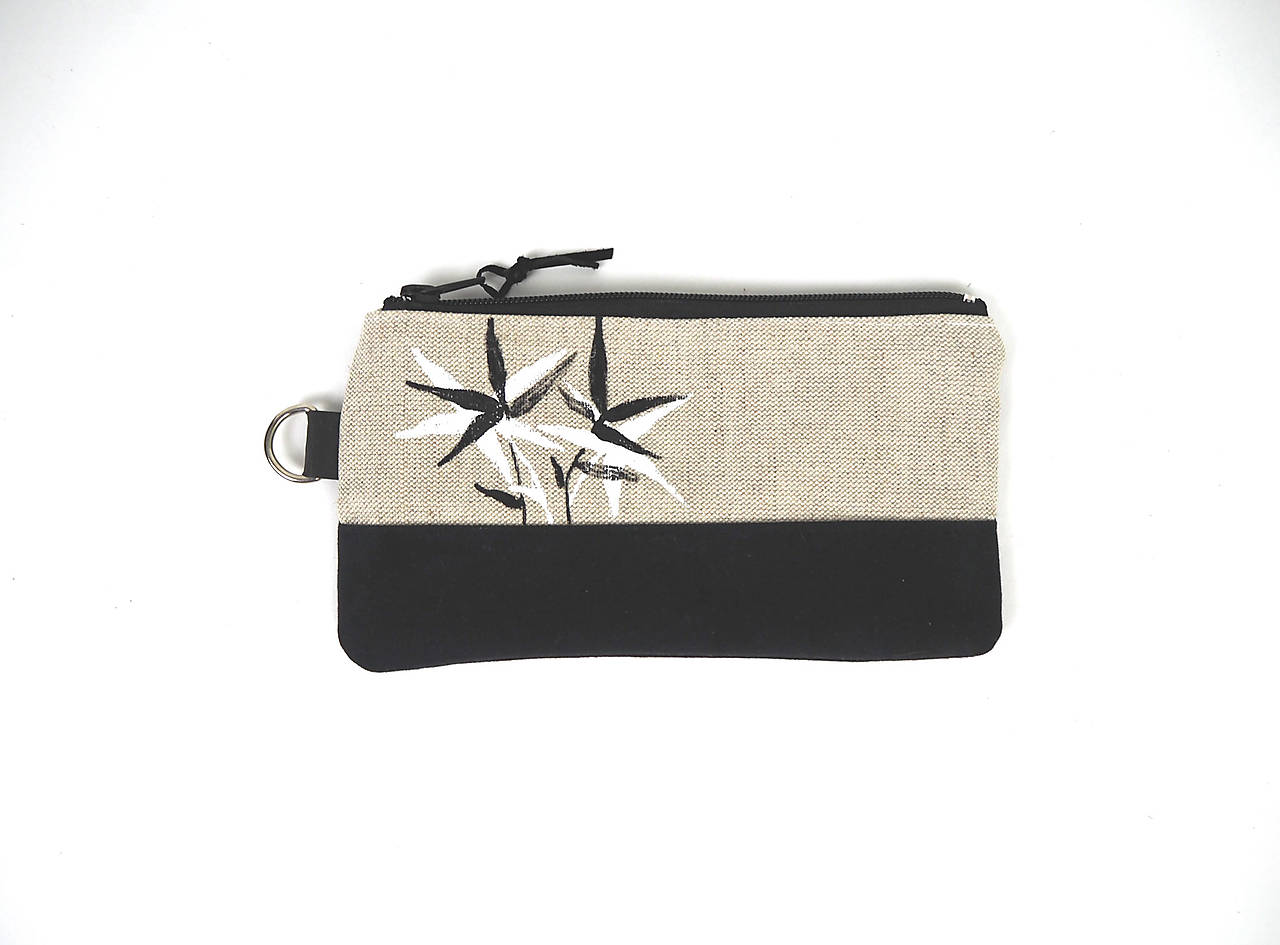 Taštička KVETY black