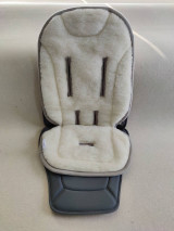 Detský textil - Univerzálna podložka do kočíka Joolz / Bugaboo/ Britax/ Moon/ Thule/ TFK/  100% Merino top super wash Natural na mieru - 14570182_
