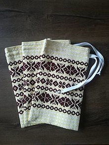 Úžitkový textil - Ľanové vrecko na potraviny - 14573847_