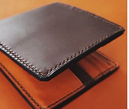 Pánske tašky - Luxusná pánska kožená peňaženka  ( Bifold ) - 14574356_