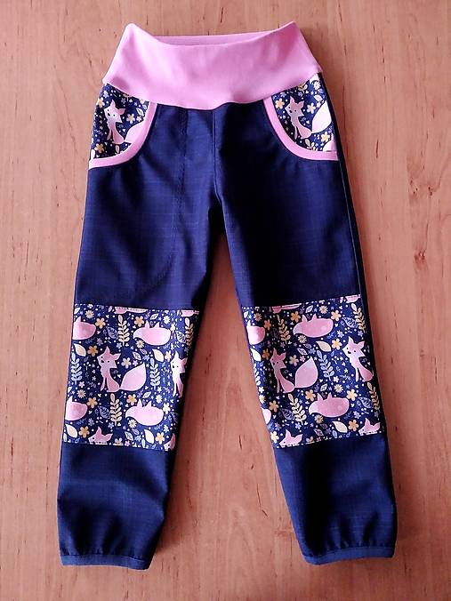 Detské oblečenie - Softshellky lištičky  (122) - 14572710_