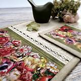 Úžitkový textil - Prestieranie - V záhrade Claude Moneta - 14575976_