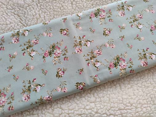 Textil - VLNIENKA DEKA a PRIKRÝVKA 100 % merino top super RUŽE mentolové   - 14578017_