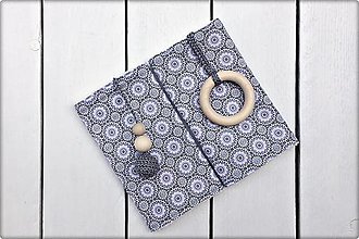 Detský textil - Dopredaj - Slintáčiky na ergonomické nosiče (Mandaly) - 14578704_