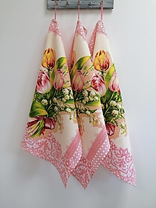 Úžitkový textil - Utierky (Tulipány) - 14582082_