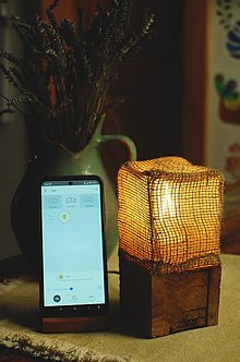 Svietidlá - Originálna stolná lampa s WiFi ovládaním - 14580981_