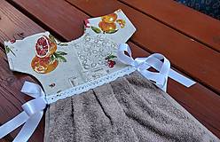 Úžitkový textil - Dekoračný uterák na rúru - 14583271_