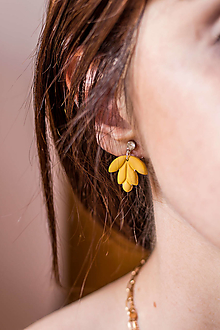 Náušnice - Náušnice lotosový kvet - 14583748_