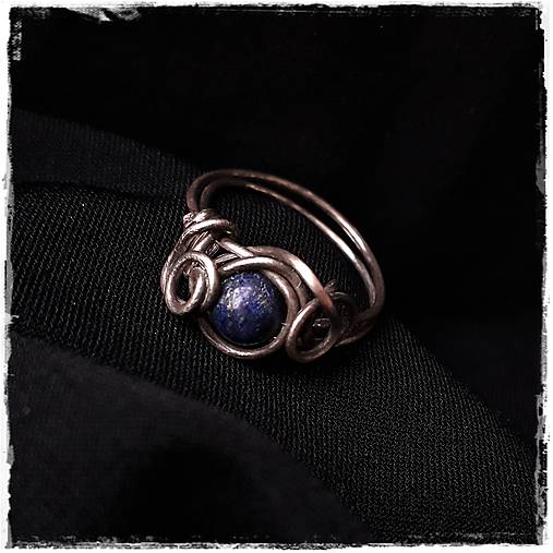 Prstene - lapis lazuli - 14586825_