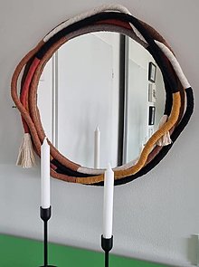 Zrkadlá - Boho zrkadlo - farebné - 14589051_