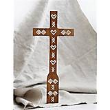 Kríž drevený 30cm Čičmany