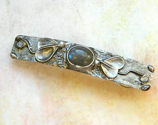  - Malá labradoritová spona - 14590617_