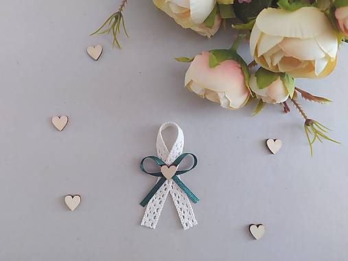 Svadobné pierka - Vintage svadobné pierko - 14592797_