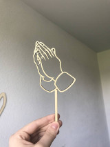 Modliace sa ruky - drevené