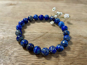Náramky - lapis lazuli - 14592593_
