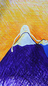 Nákupné tašky -  "Strážcovia hôr"  doma šitá textilná taška, ručne maľovaná - 14593979_