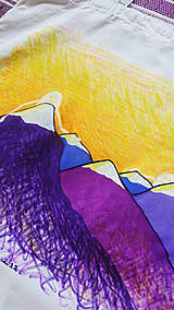 Nákupné tašky -  "Strážcovia hôr"  doma šitá textilná taška, ručne maľovaná - 14593989_