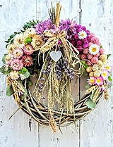 Dekorácie -  Prírodný veniec - 14596062_