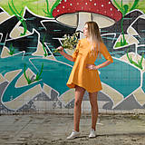 Šaty - Maľované šaty KALANCHOE žlté - 14595396_
