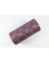 Galantéria - Polyesterové voskované šnúrky (Linhasita) 0,5mm, Škála farieb 2 - 14595382_