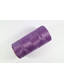 Galantéria - Polyesterové voskované šnúrky (Linhasita) 0,5mm, Škála farieb 2 (Fialová č.69) - 14595381_