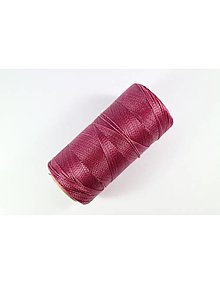 Galantéria - Polyesterové voskované šnúrky (Linhasita) 0,5mm, Škála farieb 2 (Fialová č.368) - 14595632_