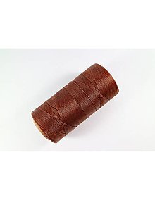 Galantéria - Polyesterové voskované šnúrky (Linhasita) 0,5mm,  Škála farieb 3 (Hnedá č.788) - 14595821_