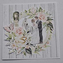 Papiernictvo - Svadobná pohľadnica - 14597262_