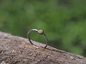 Prstene - MINIMAL - prsteň  (58 - Pestrofarebná) - 14597919_