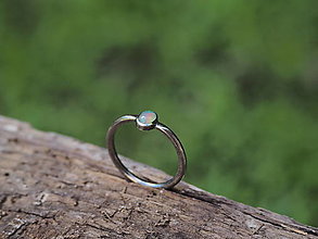 Prstene - MINIMAL - prsteň  (59 - Pestrofarebná) - 14597920_