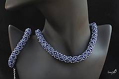 Sady šperkov - súprava PP kráľovsky modrá - 14601489_