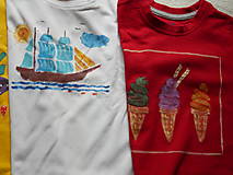 Detské oblečenie - zmrzlinkové tričko - 14601360_