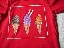 Detské oblečenie - zmrzlinkové tričko - 14601365_