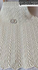 Úžitkový textil - Jemnučká deka z vlny puffy fine - hnedá - 14600716_